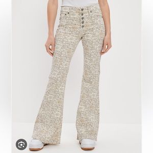 AE Floral Flare Pants